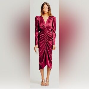 Torn By Ronny Kobo - Astrid Dress in Wine